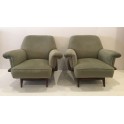 Pair Mid Century Italian club chairs  c.1960  ' SOLD '