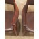 Set of 6 Mid C Modern rosewood arm chairs  