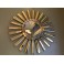 Gilded sunburst wall mirror c. 1960