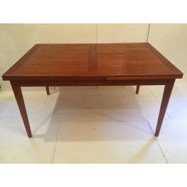Danish teak refractory table by Skovby Danish teak refractory table by Skovby