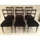 Set 6 Italian Mid Century dining chairs c. 1940. 