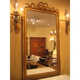 Louis XVI Gold leaf frame mirror