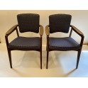 Pair Sigvard Bernadotte arm chairs c. late 1950"s