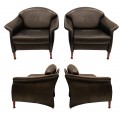 Pr. Vintage Walter Knoll lounge chairs c. 1960"s ' SOLD'