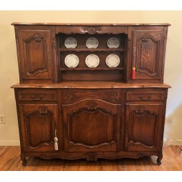 Country French oak buffet / cupboard c, 1930 Country French oak buffet / cupboard c, 1930