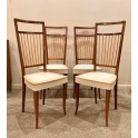 Set of 4 Mid Century Italian ding chairs c. 1960's