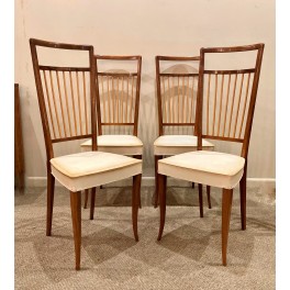 Set of 4 Mid Century Italian ding chairs c. 1960's Set of 4 Mid Century Italian ding chairs c. 1960's