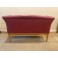 Mid C. Modern leather settee . 