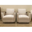 Pair Art Deco stye lounge chairs c. 1940