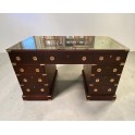 Antique English campaign desk   c. 1900