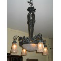 Fr. Art Deco chandelier  c. 1930