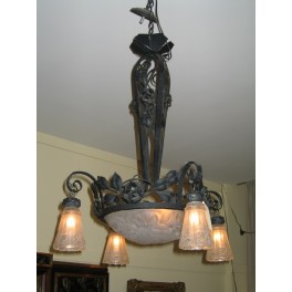 Art Deco chandelier  c. 1930