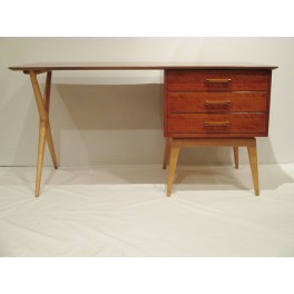 Moderne maple desk and chair c. 1951