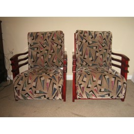 Pr. Art Deco lounge chairs c. 1938