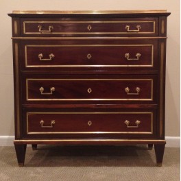 Empire mahogany chest c 1890 Empire mahogany chest c 1890