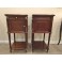 Pr. Louis XVI mahogany nightstands  c. 1890 